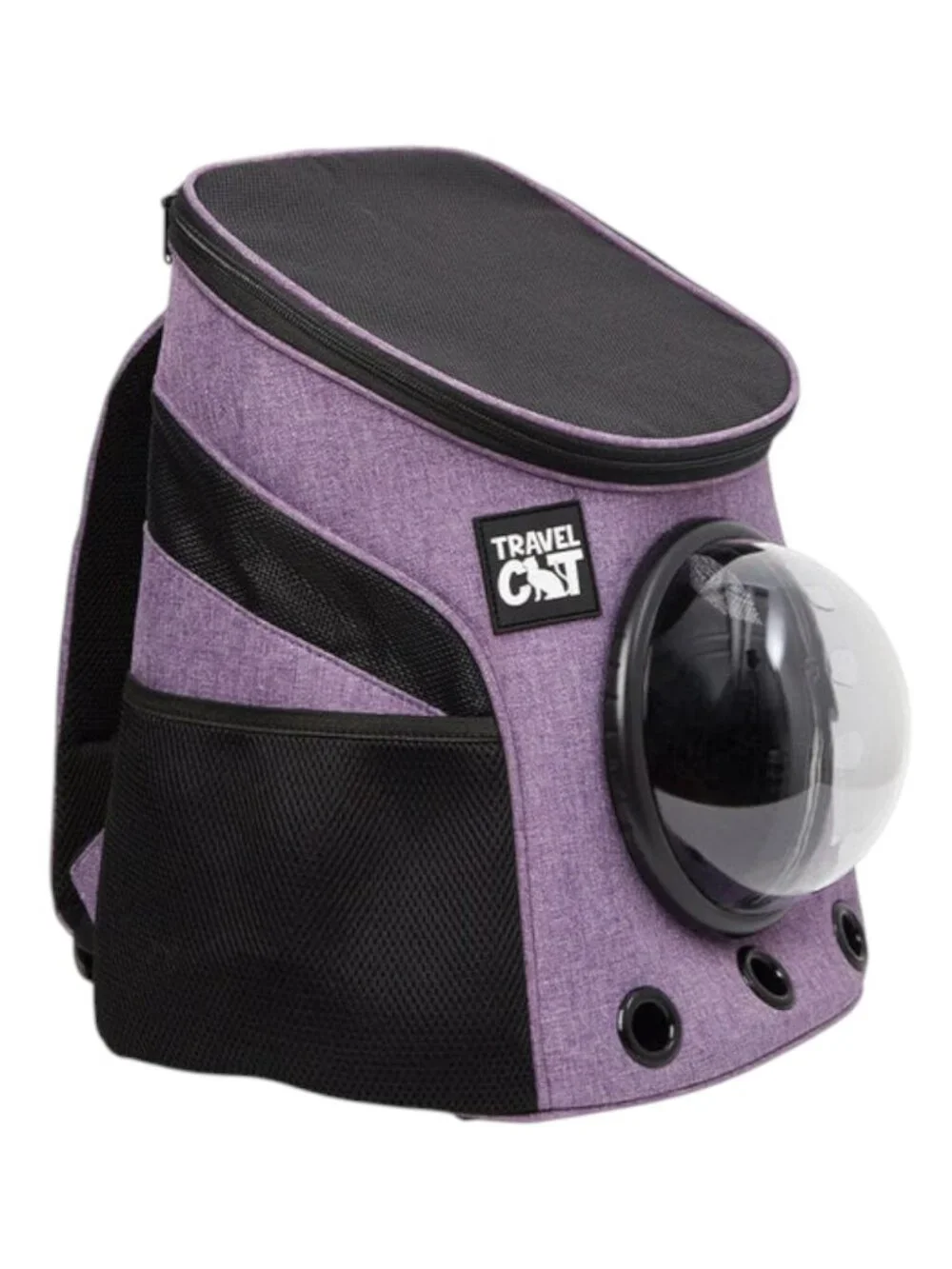 Travel Cat Backpack * Fat Cat Mini Purple Bubble Backpack Adventure Cat Carrier